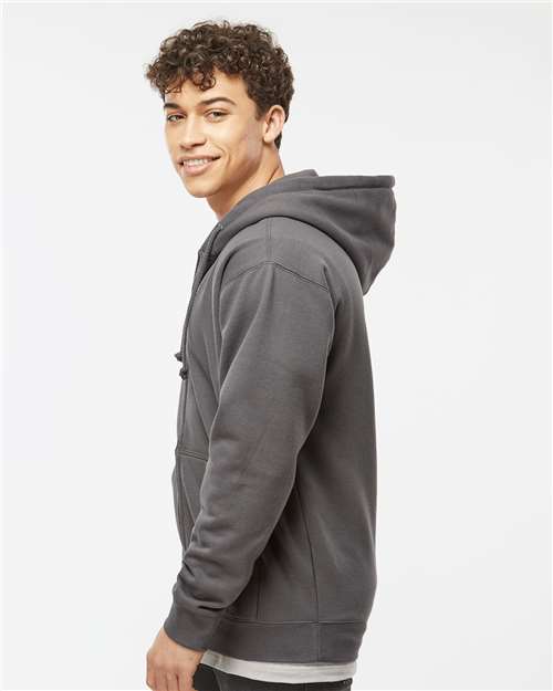 Independent Trading Co. IND4000Z Unisex Heavyweight Full-Zip Hooded Sweatshirt in 