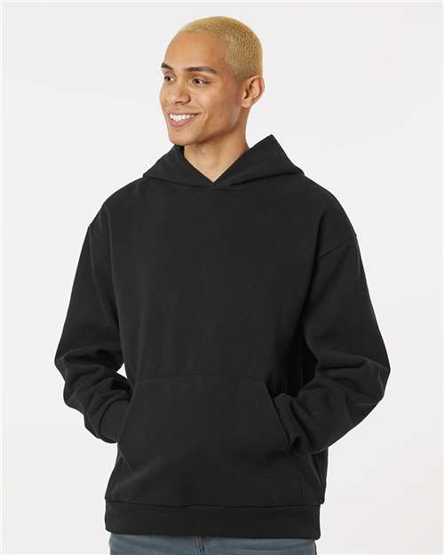 Independent Trading Co. IND420XD Unisex Mainstreet Hooded Sweatshirt in Black