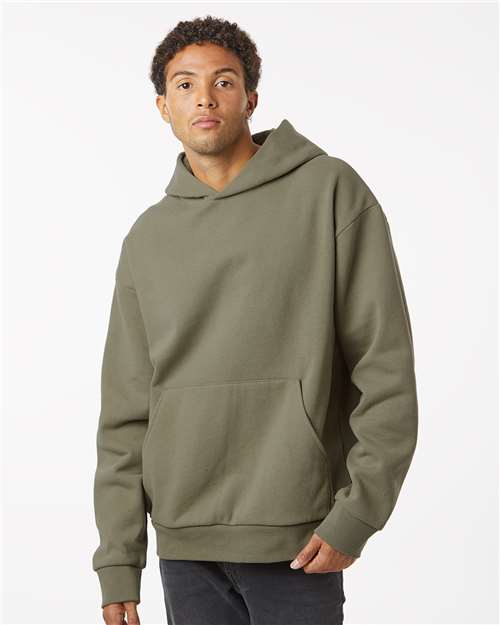 Independent Trading Co. IND420XD Unisex Mainstreet Hooded Sweatshirt in Olive