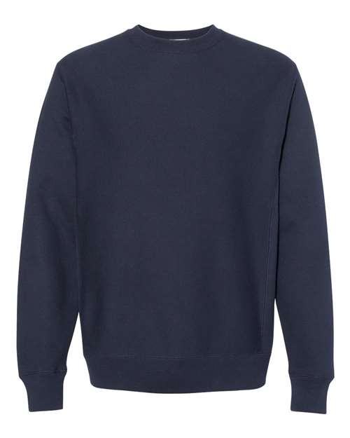 Independent Trading Co. IND5000C-Unisex Legend Premium Heavyweight Cross-Grain Crewneck Sweatshirt in Classic Navy