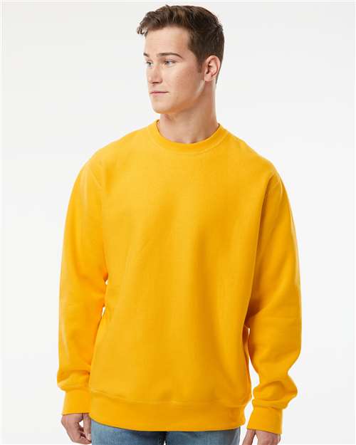 Independent Trading Co. IND5000C-Unisex Legend Premium Heavyweight Cross-Grain Crewneck Sweatshirt in Gold