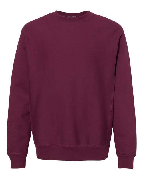 Independent Trading Co. IND5000C-Unisex Legend Premium Heavyweight Cross-Grain Crewneck Sweatshirt in Maroon