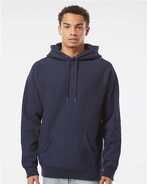 Independent Trading Co. IND5000P-Unisex Legend Premium Heavyweight Cross-Grain Hooded Sweatshirt in Classic Navy