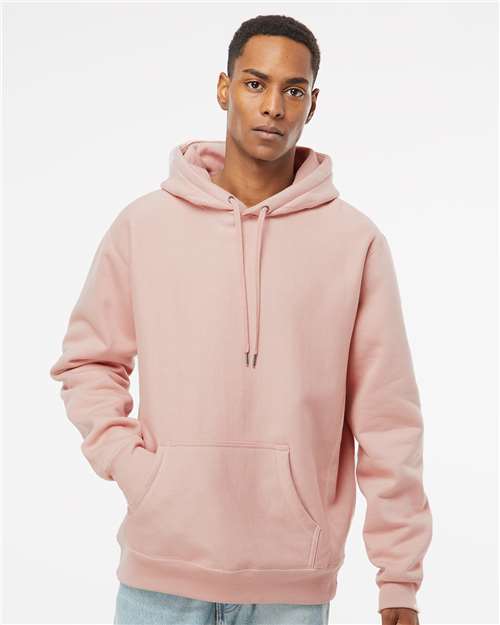 Independent Trading Co. IND5000P-Unisex Legend Premium Heavyweight Cross-Grain Hooded Sweatshirt in Dusty Pink