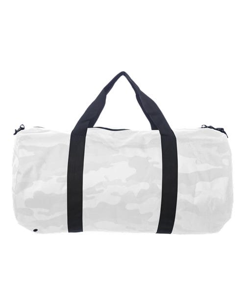 Independent Trading Co. INDDUFBAG-29L Day Tripper Duffel Bag in White Camo