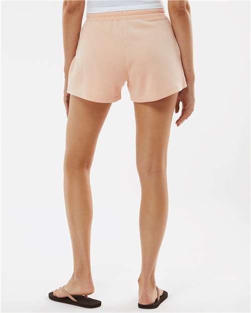 Independent Trading Co. PRM20SRT-Women’s Lightweight California Wave Wash Fleece Shorts in 