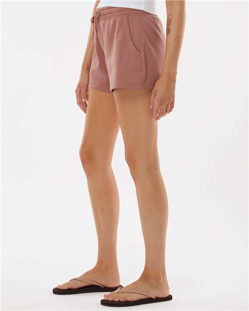 Independent Trading Co. PRM20SRT-Women’s Lightweight California Wave Wash Fleece Shorts in 