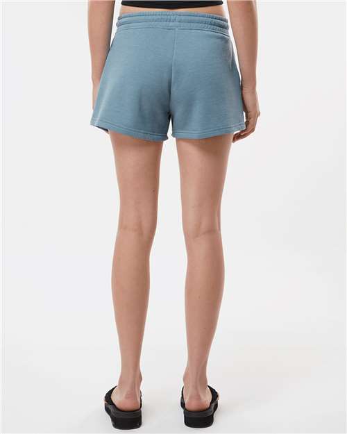 Independent Trading Co. PRM20SRT-Women’s Lightweight California Wave Wash Fleece Shorts in 