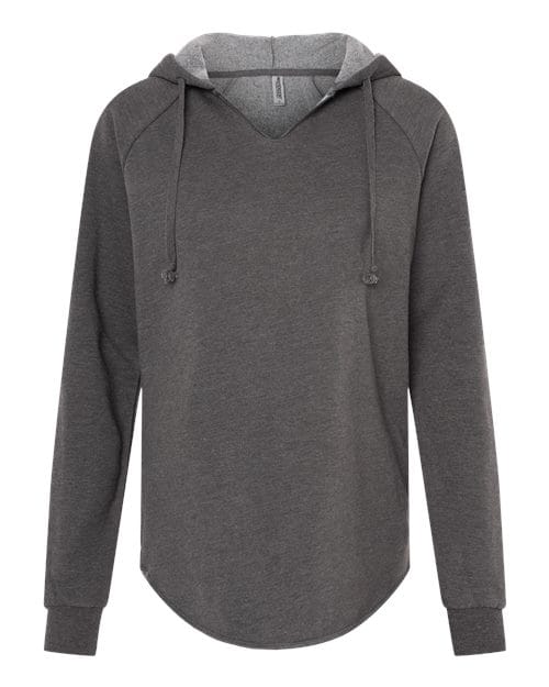 Independent Trading Co. PRM2500 Women’s Lightweight California Wave Wash Hooded Sweatshirt in 