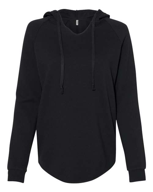 Independent Trading Co. PRM2500 Women’s Lightweight California Wave Wash Hooded Sweatshirt in 