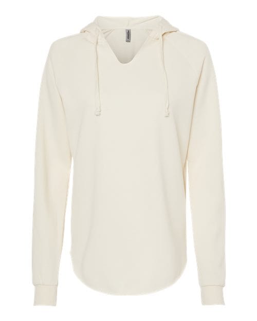 Independent Trading Co. PRM2500 Women’s Lightweight California Wave Wash Hooded Sweatshirt in 