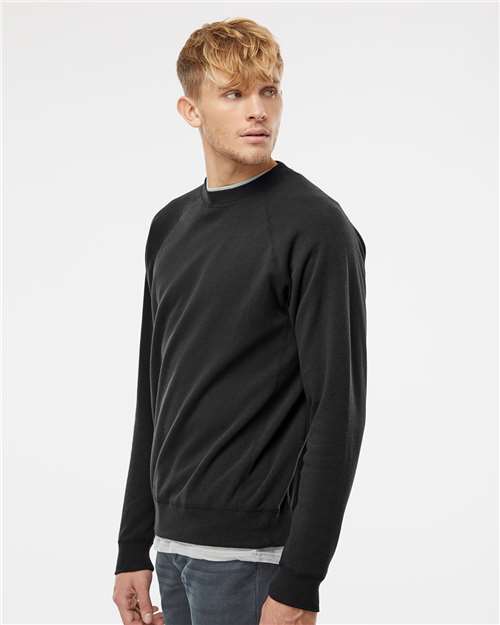 Independent Trading Co. PRM30SBC Unisex Special Blend Raglan Crewneck Sweatshirt in 