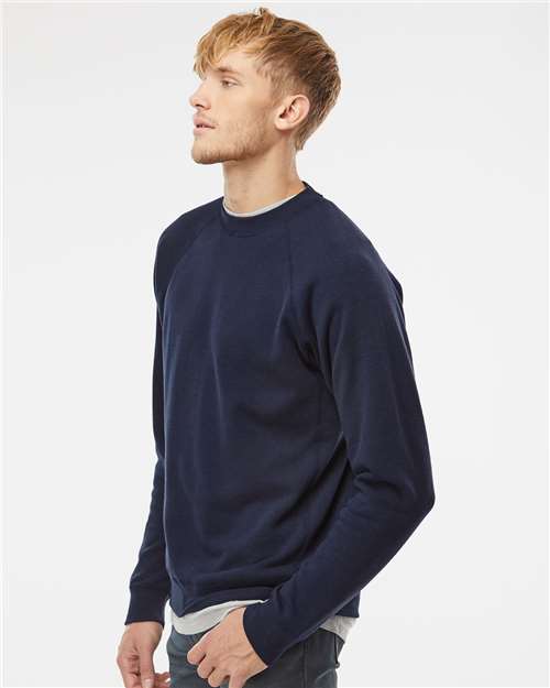 Independent Trading Co. PRM30SBC Unisex Special Blend Raglan Crewneck Sweatshirt in 