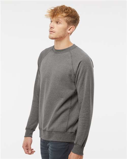 Independent Trading Co. PRM30SBC Unisex Special Blend Raglan Crewneck Sweatshirt in 