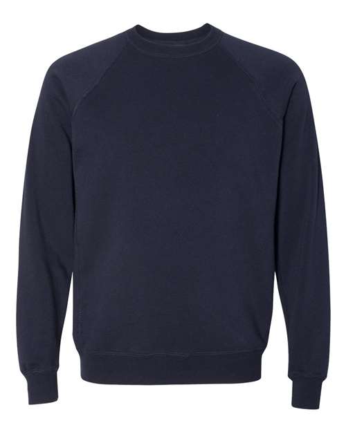 Independent Trading Co. PRM30SBC Unisex Special Blend Raglan Crewneck Sweatshirt in Classic Navy