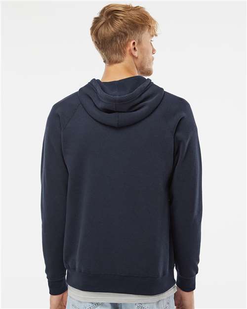 Independent Trading Co. PRM33SBP Unisex Special Blend Raglan Hooded Sweatshirt in 