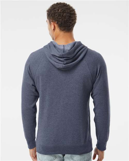 Independent Trading Co. PRM33SBP Unisex Special Blend Raglan Hooded Sweatshirt in 