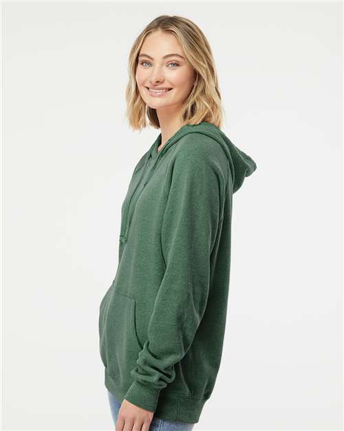 Independent Trading Co. PRM33SBP Unisex Special Blend Raglan Hooded Sweatshirt in 