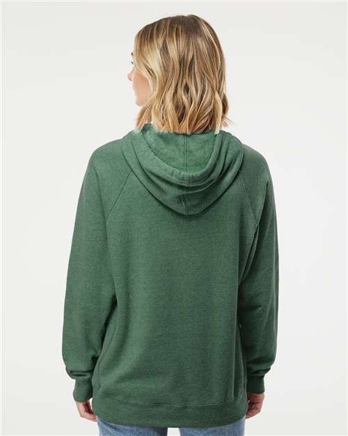 Independent Trading Co. PRM33SBP Unisex Special Blend Raglan Hooded Sweatshirt in 