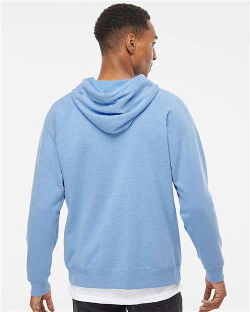 Independent Trading Co. PRM33SBP Unisex Special Blend Raglan Hooded Sweatshirt in 