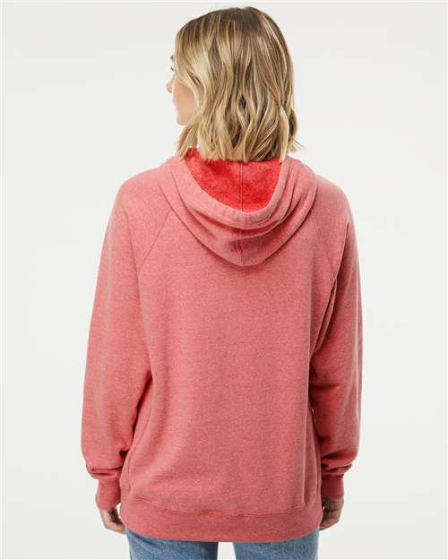 Independent Trading Co. PRM33SBP Unisex Special Blend Raglan Hooded Sweatshirt in 
