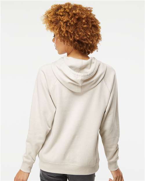 Independent Trading Co. PRM33SBP Unisex Special Blend Raglan Hooded Sweatshirt in 