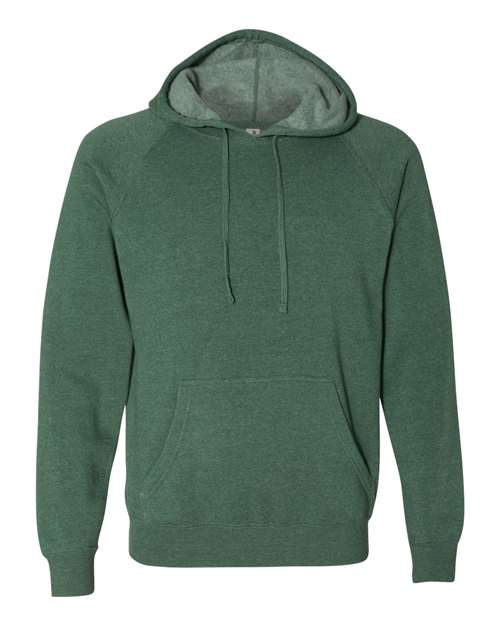 Independent Trading Co. PRM33SBP Unisex Special Blend Raglan Hooded Sweatshirt in 