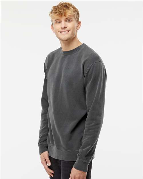 Independent Trading Co. PRM3500 Unisex Midweight Pigment-Dyed Crewneck Sweatshirt in 