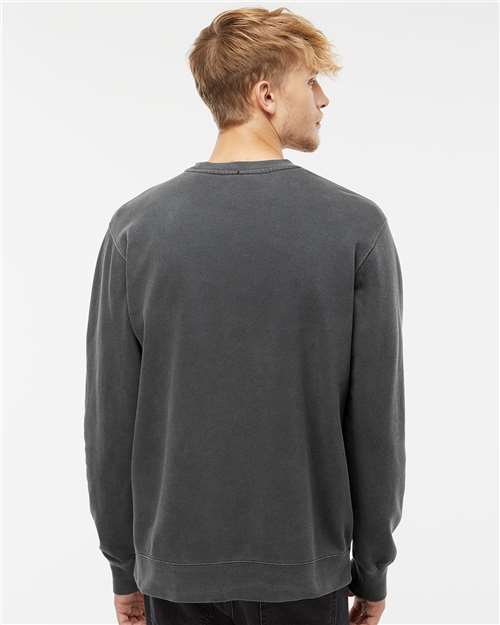 Independent Trading Co. PRM3500 Unisex Midweight Pigment-Dyed Crewneck Sweatshirt in 