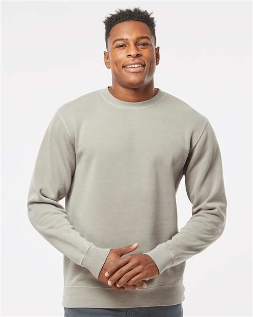 Independent Trading Co. PRM3500 Unisex Midweight Pigment-Dyed Crewneck Sweatshirt in 