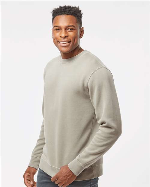 Independent Trading Co. PRM3500 Unisex Midweight Pigment-Dyed Crewneck Sweatshirt in 