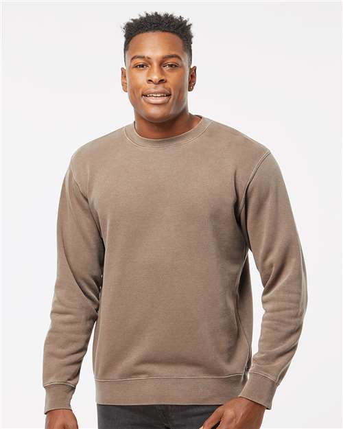 Independent Trading Co. PRM3500 Unisex Midweight Pigment-Dyed Crewneck Sweatshirt in 