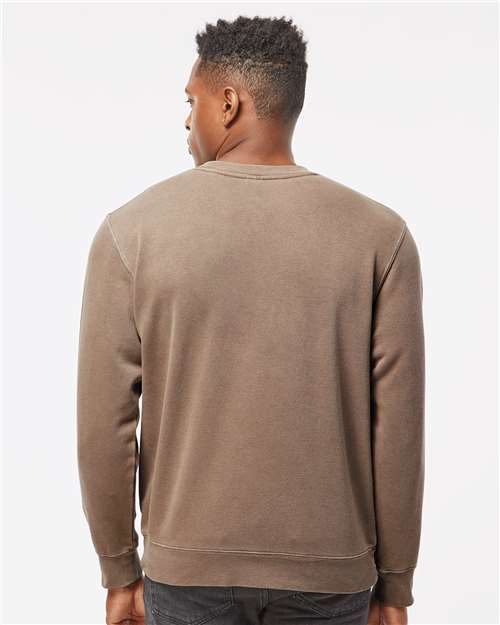 Independent Trading Co. PRM3500 Unisex Midweight Pigment-Dyed Crewneck Sweatshirt in 