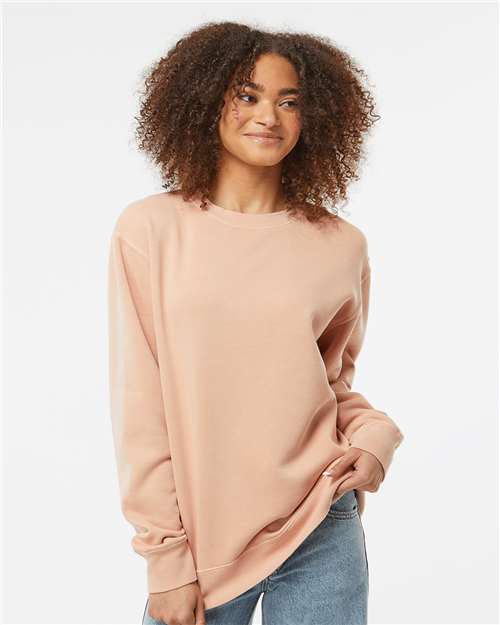 Independent Trading Co. PRM3500 Unisex Midweight Pigment-Dyed Crewneck Sweatshirt in 
