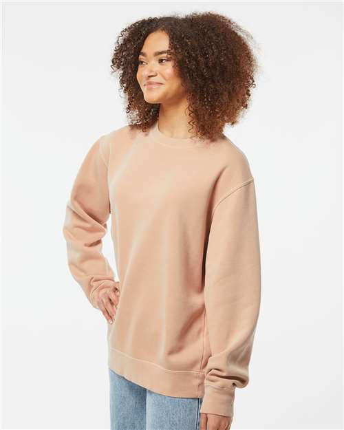 Independent Trading Co. PRM3500 Unisex Midweight Pigment-Dyed Crewneck Sweatshirt in 