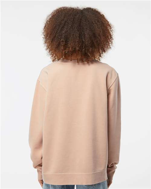 Independent Trading Co. PRM3500 Unisex Midweight Pigment-Dyed Crewneck Sweatshirt in 
