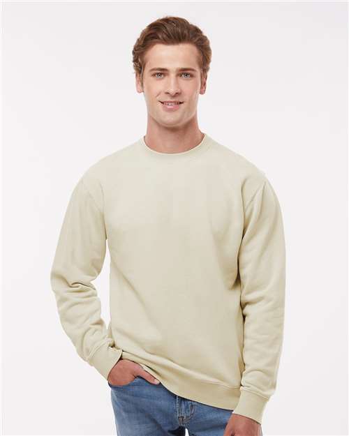 Independent Trading Co. PRM3500 Unisex Midweight Pigment-Dyed Crewneck Sweatshirt in 
