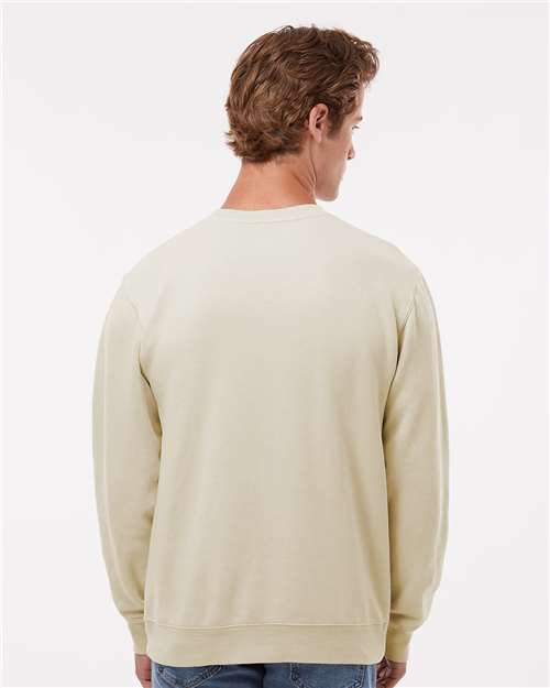 Independent Trading Co. PRM3500 Unisex Midweight Pigment-Dyed Crewneck Sweatshirt in 