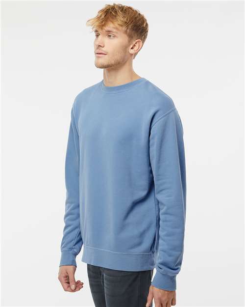 Independent Trading Co. PRM3500 Unisex Midweight Pigment-Dyed Crewneck Sweatshirt in 