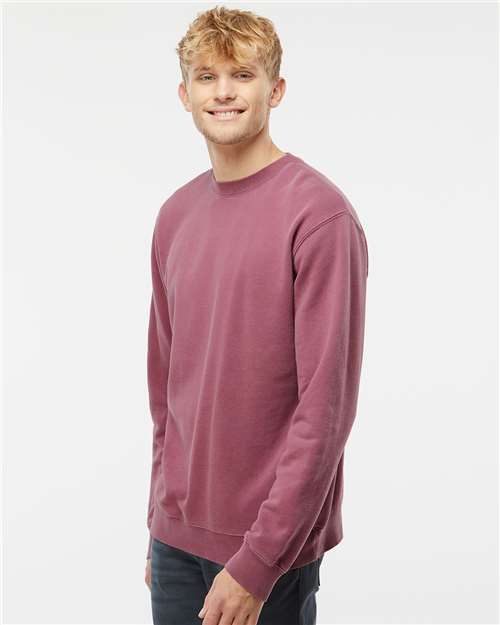 Independent Trading Co. PRM3500 Unisex Midweight Pigment-Dyed Crewneck Sweatshirt in 
