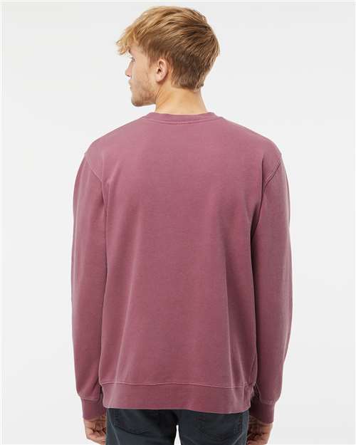 Independent Trading Co. PRM3500 Unisex Midweight Pigment-Dyed Crewneck Sweatshirt in 