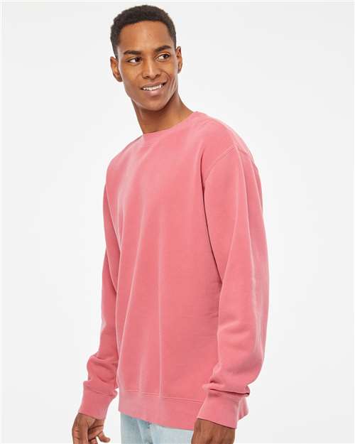 Independent Trading Co. PRM3500 Unisex Midweight Pigment-Dyed Crewneck Sweatshirt in 