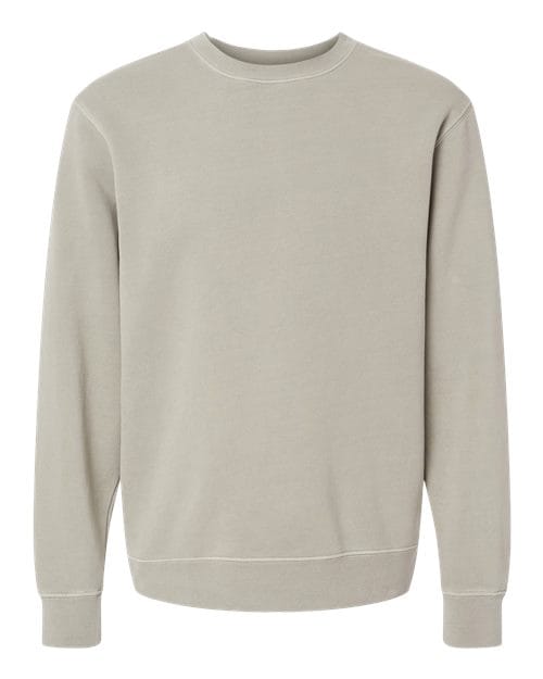 Independent Trading Co. PRM3500 Unisex Midweight Pigment-Dyed Crewneck Sweatshirt in Pigment Cement