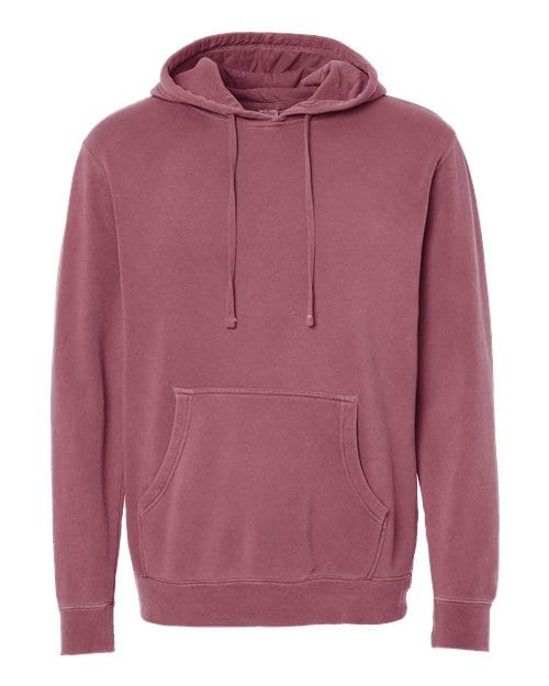 Independent Trading Co. PRM4500 Unisex Midweight Pigment-Dyed Hooded Sweatshirt in 