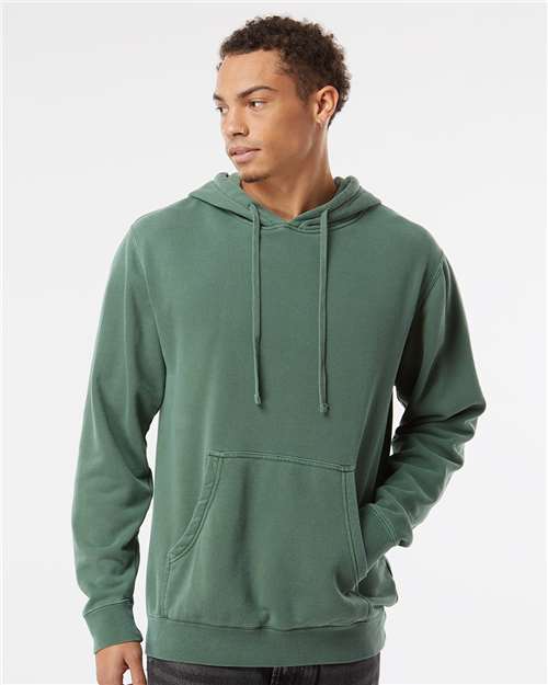 Independent Trading Co. PRM4500 Unisex Midweight Pigment-Dyed Hooded Sweatshirt in 