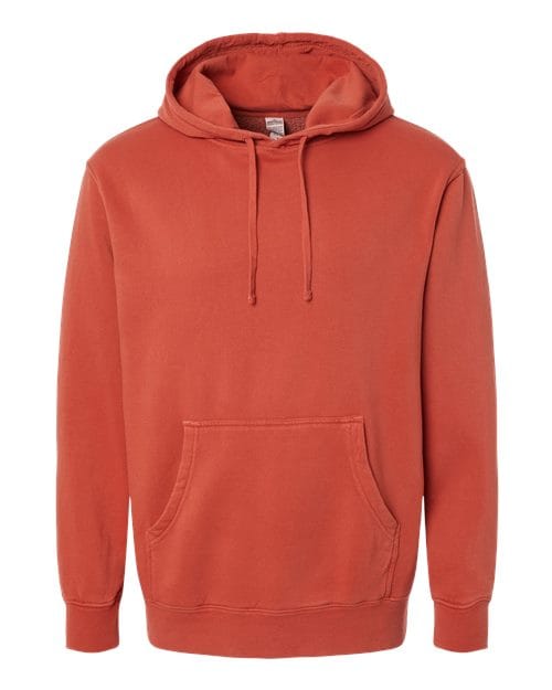 Independent Trading Co. PRM4500 Unisex Midweight Pigment-Dyed Hooded Sweatshirt in 