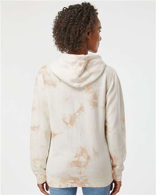 Independent Trading Co. PRM4500TD Unisex Midweight Tie-Dyed Hooded Sweatshirt in 