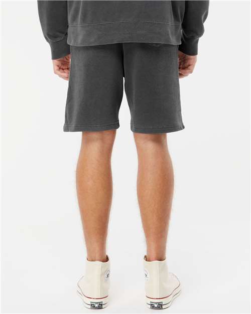 Independent Trading Co. PRM50STPD Unisex Pigment-Dyed Fleece Shorts in 