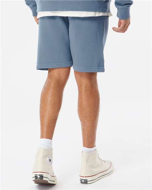 Independent Trading Co. PRM50STPD Unisex Pigment-Dyed Fleece Shorts in 