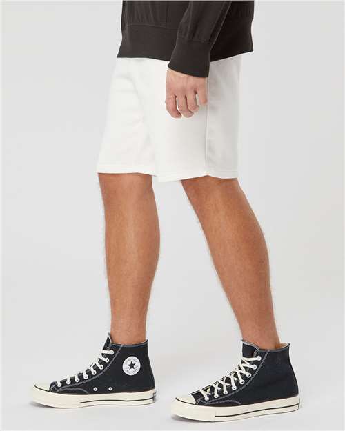 Independent Trading Co. PRM50STPD Unisex Pigment-Dyed Fleece Shorts in 